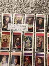 1977 Carreras / Black Cat Kings & Queens of England Set of 50 Cards Sku115S picture