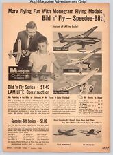 Monogram Models Inc. Cosmic Wind, Beaver Promo Vintage 1961 Full Page Print Ad picture