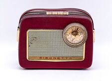 Vintage Simonetta Transistor Radio Suitcase Radio 60s Radio Retro | Red picture