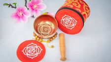 Root chakra set Tibetan Handmade singing bowl for sound healing,meditation, yoga picture