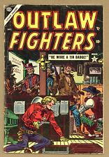 Outlaw Fighters #3 G+ Maneely cover Tuska Hartley WESTERN 1954 Atlas W586 picture