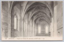 Avignon France Chapelle Clement VI 14th Century Interior View Vintage Postcard picture
