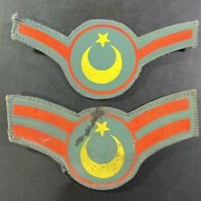 1950s Turkish Army ARM SHIPPING RANK Uniform .. SERGEANT .. CORPORAL .. TURKEY picture