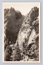 Postcard RPPC South Cheyenne Canon Canyon Colorado Pillars of Hercules picture