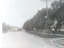 Vintage Postcard RPPC. Residence Street. Hillsboro, North Dakota picture