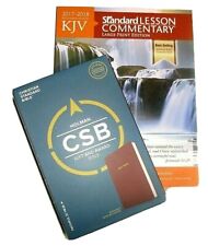 Bible Gift Set- The Holy Bible and A Bible Companion Lesson Plan Christian GOD picture