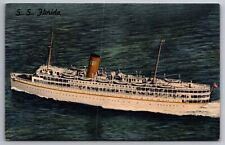 Postcard  S.S.Florida Nassau Cruise P & O Steamship Co. Miami Florida      G 5 picture