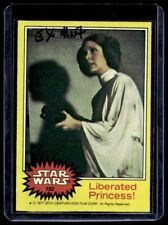1977 Topps Star Wars Yellow Ex-Mint Liberated Princess Leia #192 picture