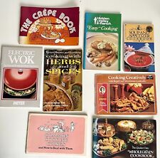Vintage cookbooks 1970 1980 Recipe Cookbook Pamphlets crepe wok betty crocker picture