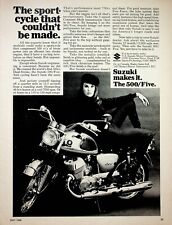 1968 Suzuki 500 Five - Vintage Motorcycle Ad picture