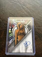 2023 Topps Star Wars Masterwork Andrea Bartlow As Twi'lek Server On-card Auto picture