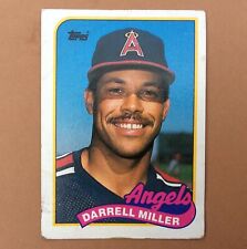 1989 TOPPS #68 DARRELL MILLER ANGELS Trading Card BASEBALL picture
