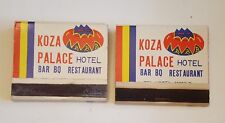 Lot of 2 Vintage Matchbooks ~ Koza Palace Hotel & Bar BQ Restaurant Japan picture