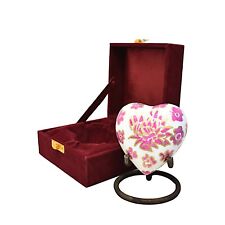 Handcrafted Premium Cremation Heart Urn 3 Inch Memorial Urn Gift for Your Love picture