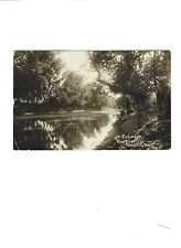 RPPC FISHING ON THE BLUE RIVER KANSAS CITY MO. 1910 picture