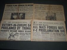 1945 APR-MAY THE NEWBURGH NEWS WWII NEWSPAPER LOT OF 8 - NP 2706 picture