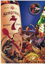 1995 Seagram’s Seven 7 Crown Mix It Up 7 Up Soda Beverage Vtg Print Ad/Poster picture