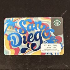 STARBUCKS Gift Card 2016 San Diego - Destinations - Blue Foil - No Value picture