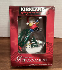 1998 Kirkland Signature Collectable Gift Ornament Santa Cocoa Cookies Snowman picture