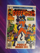 DEFENDERS #74 VOL. 1 LOWER GRADE NEWSSTAND MARVEL COMIC BOOK CM47-49 picture