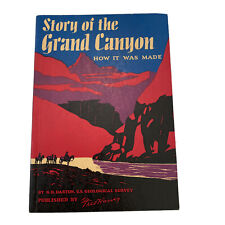 1952 Story Of The Grand Canyon How It Was Made By NH Darton 1954 Map picture