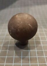 VTG. Solid Brass Horse Hame Ball Knob - Great for Cane or Walking Stick - gwS1 picture
