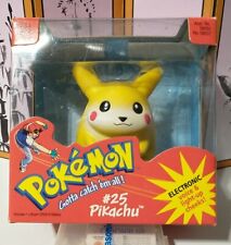 Electronic Talking Light-up Pikachu 1997 Hasbro/TOMY Pokemon toy with box, Works picture