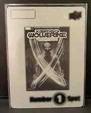2022-23 Upper Deck Marvel Annual Wolverine #1 Spot Black Printing Plate 1/1 picture