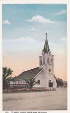 St. Mary's Church Santa Maria California CA Postcard B18 picture