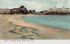 Bathing Beach, Watch Hill, Rhode Island, Very Early Postcard, Unused picture