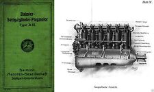 Daimler Mercedes D.III F1466 Aero engine archive WWI WW1 RARE historic 'Fokker' picture