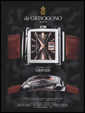 de Grisogono watch Instrumento grande print ad 2007 picture