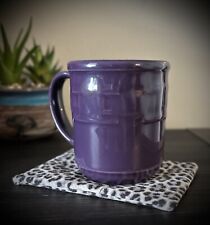 Longaberger Woven Traditions Coffee Mugs In Eggplant (Purple) picture