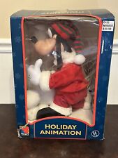 Disney Santas Best Mickey Unlimited Holiday Animation 17” Goofy 1997  Box Tested picture