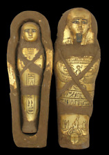 Rare Ancient Egyptian Antique King Mummified Tomb and Mummified Ushabti BC picture