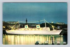 MS Gripsholm Cruise Ship, Transportation, Antique Souvenir Vintage Postcard picture
