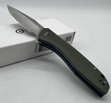 CIVIVI Baklash Liner Lock C801A Knife 9Cr18MoV Steel & Green G10 picture