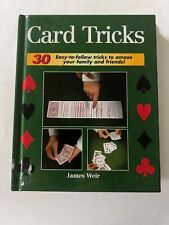 Card Tricks by James Weir 30 Easy to Follow tricks Book Hardcover picture