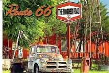 NEW 4x6 Postcard Route 66 The Mother Road Tow Truck Old Cars History Unposted picture