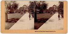 FLORIDA SV - St Augustine - View on the Piazza - 1890s RARE picture