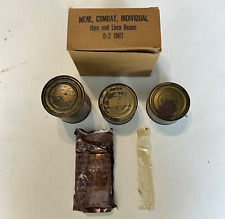 Meal Combat Individual. MCI. Ham and Lima beans with B-2 unit. Dated 1966 picture
