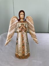 Vintage Angel Movable Wings Russian Hand Painted by Ceprueb Nocag 1996 picture