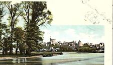 1903 WINDSOR ENGLAND EARLY UNDIVIDED PEACOCK BRAND SCENIC POND POSTCARD 43-10 picture