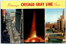 Postcard - Picturesque Chicago Gray Line Views - Chicago, Illinois picture