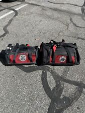 Marlboro Adventure Team Red & Black Duffle / Travel Bag Set Of 2 picture