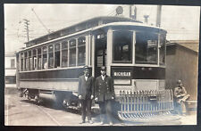 Mint USA Real Picture Postcard Michigan Tramway picture