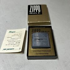 Vintage Zippo Rule Tape Advertising Macomb Screw Detroit Michigan picture