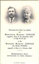 Genealogy Avis of Death Marcel Lepage 22 September 1942 picture