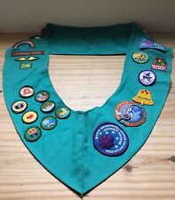 Girl Scouts USA Connecticut Valley Junior Aide Green Sash Pins / Patches /Badges picture
