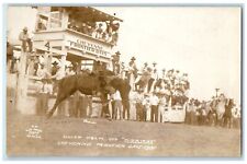 c1930's Cliff Helm Off Midnight Cheyenne Frontier Days RPPC Photo Postcard picture